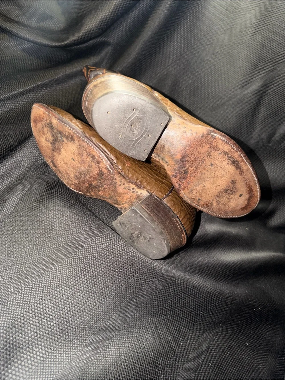 Men's Brown Western Leather Cowboy Boots